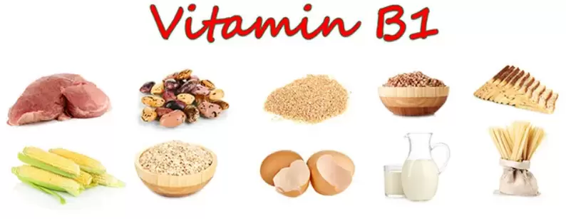 vitamin B1 trong các sản phẩm để tăng hiệu lực