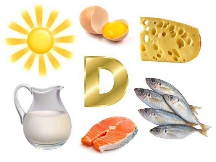 vitamin D trong các sản phẩm để tăng hiệu lực